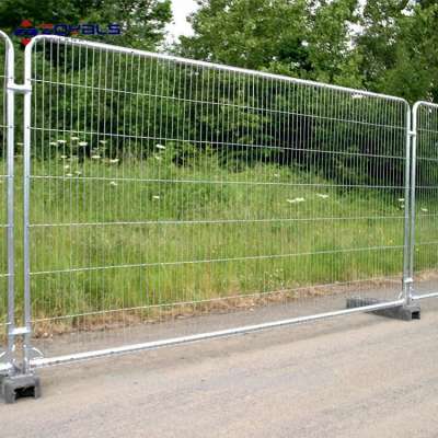 Factory Direct Removable Fence USA Standard Galvanized Temporary Fence Panels Hot Sale