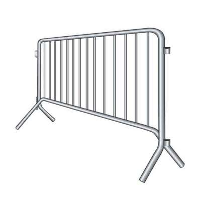 Wholesale price pedestrian barricade interlocking Tempory Fence cheap galvanized metal crowd control barrier fence